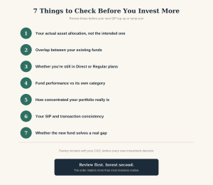 mutual fund investment checklist